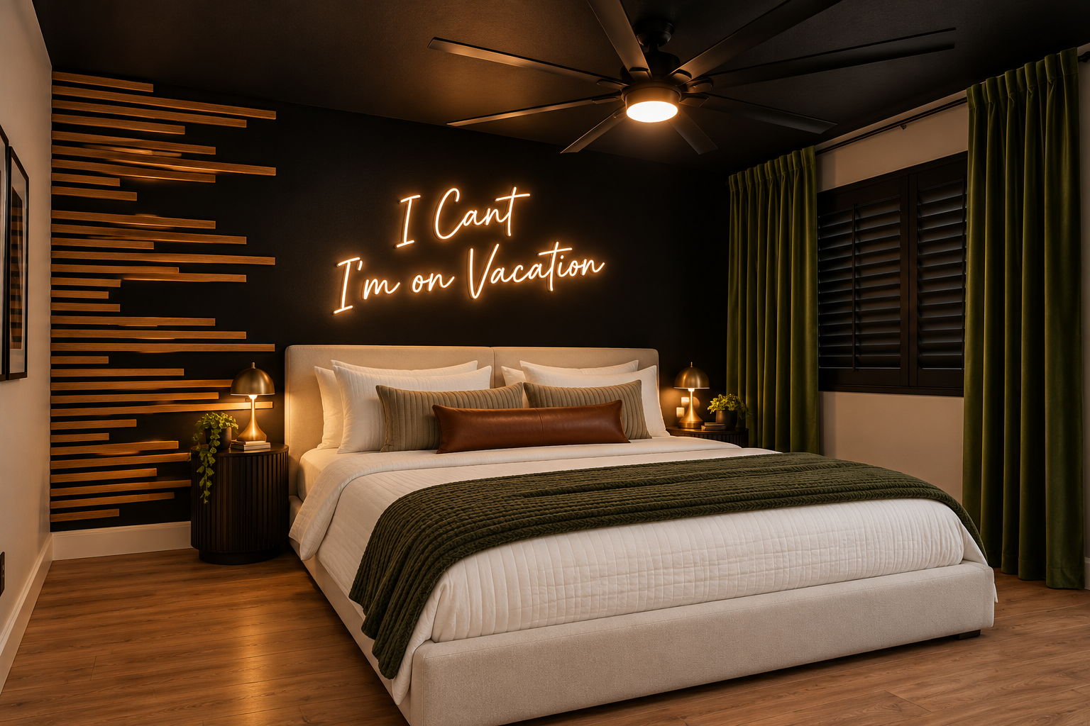 Master Bedroom staging concept